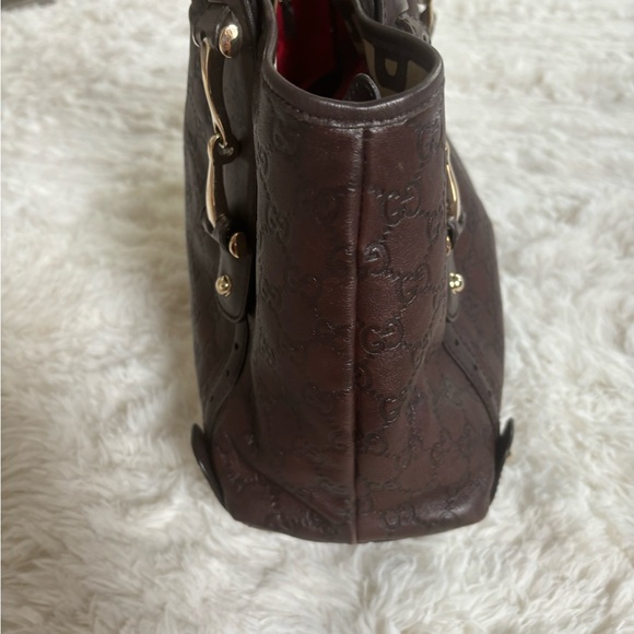 Gucci Brown Guccissima Leather Medium Horsebit Pelham Bag and wallet - Picture 7 of 16